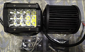 Фари LED 36W. протитуманки світлодіодні. 10 на 8 см. Метал. 12-24V