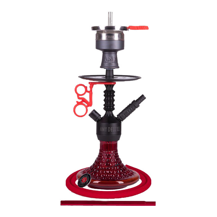 Кальян AMY Deluxe 072.03 Antique Berry Mini червоний