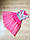 Ошатне пишне плаття для дівчаток 6-12 років Туреччина, фатин. спідниця, паєтки, рожевий, фото 6