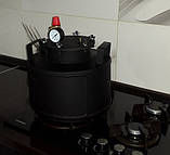 Автоклав пофарбований метал для домашнього консервування 5 літрів або 8 полілітрових, фото 5