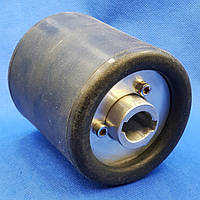 Шліфувальний надувний барабан, д. 91х100х19 мм, для стрічок 100х282-286 мм, гумовий,