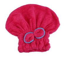 Рушник тюрбан для сушіння волосся one size рожевий