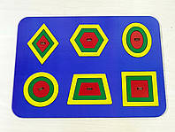 Монтессорі Павутинка 1 на синьому тлі