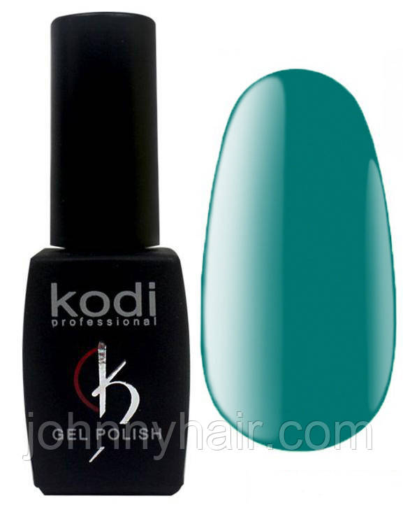 Гель-лак для ногтей Kodi Professional "Aquamarine" №AQ064 Насыщенный бирюзовый (эмаль) 8 мл - фото 1 - id-p1149853588