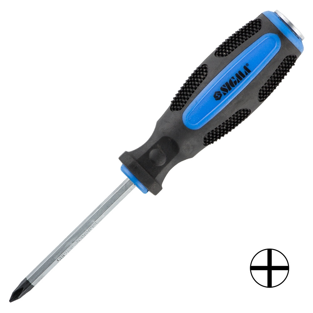 Хрестова викрутка ударна PH1×75мм CrV SIGMA (4004601), фото 1