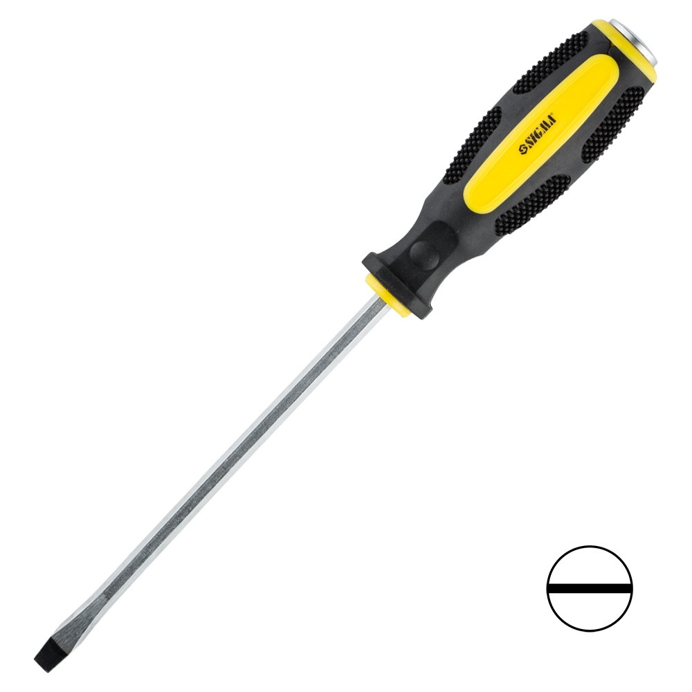 Викрутка ударна шлицевая SL6×150мм CrV SIGMA (4004451)
