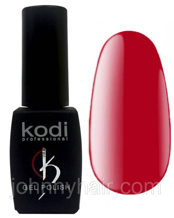 Гель-лак для нігтів Kodi Professional "Red" №R090 Червоно-малиновий (емаль) 8 мл