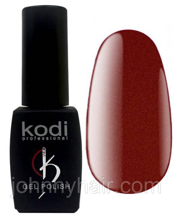 Гель-лак для нігтів Kodi Professional "Wine" №WN010 Бордовий з шимером (емаль) 8 мл