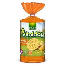 Хлібці без глютену з кукурудзяною Vitalday Gullon Іспанія 130г