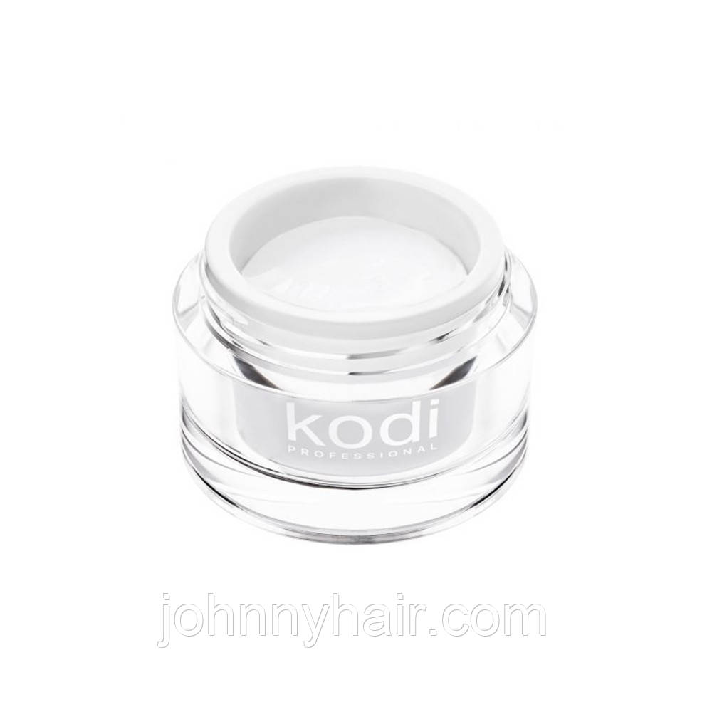 Конструюючий білий гель Kodi Professional UV Builder Gel White Snow 14 мл