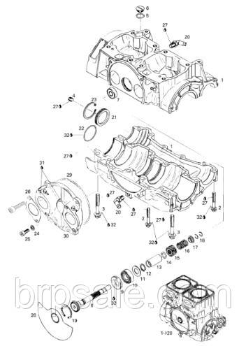 Підшипник Sea-Doo BRP BALL BEARING