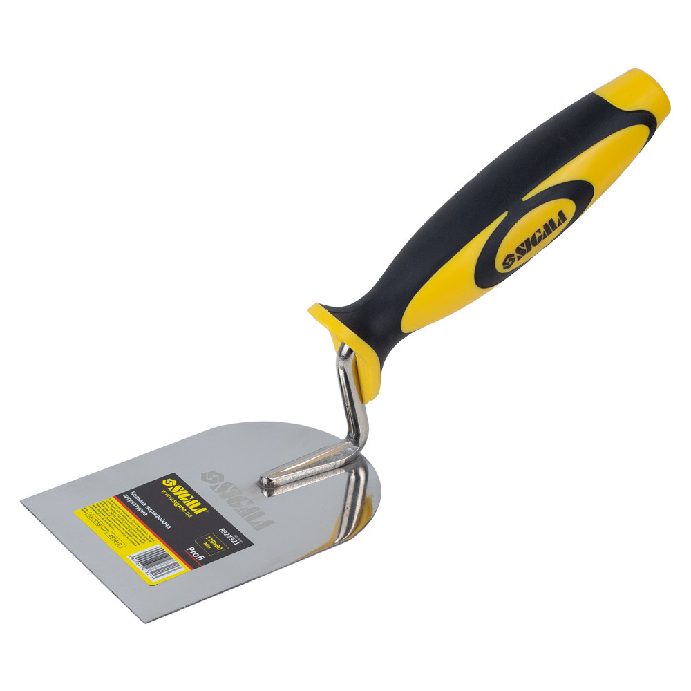 Кельма неіржавка штукатурна Profi 110 мм×80 мм SIGMA (8327321)