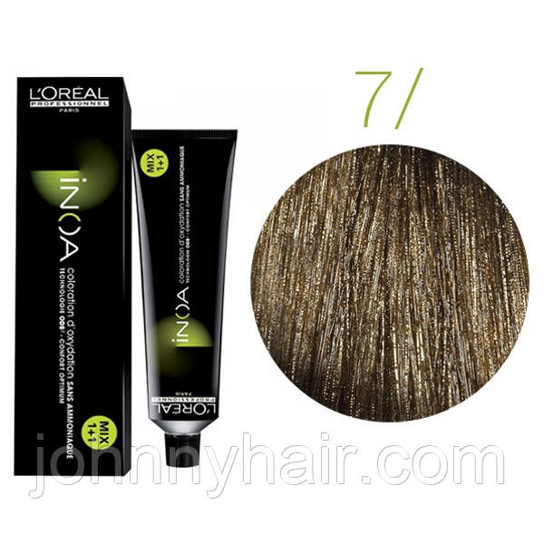 Купить Крем-краска для волос L'Oreal Professionnel INOA Mix 1+1 №7 ...