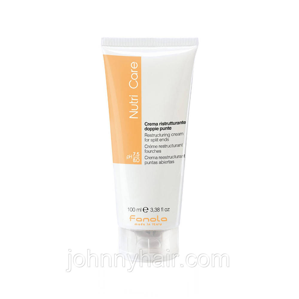 Відновлюючй крем для посічених кінчиків Fanola Nourishing 100 мл, фото 1