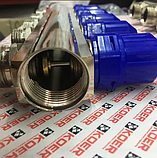 Чехія 2 контури KOER Колектор на 2 виходи Колекторна група в зборі для системи теплої підлоги, фото 3