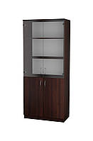 Шафа для книг та документів 4-х дверна (2 скляні дверцята) (80х40х188см)