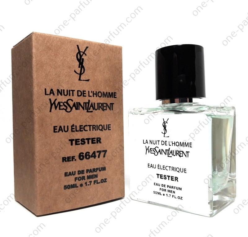 Тестер Yves Saint Laurent La Nuit de l'homme Eau Electrique, 50 мл (ліцензія ОАЕ)