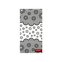 Наклейка для дизайну нігтів Kodi Professional"Black" Nail Art Stickers LC057