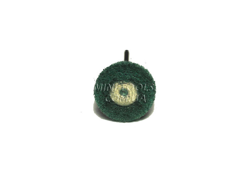 Scotch-Brite для бормашини Ø24х10 (мм) зелені 150 Grit, фото 3