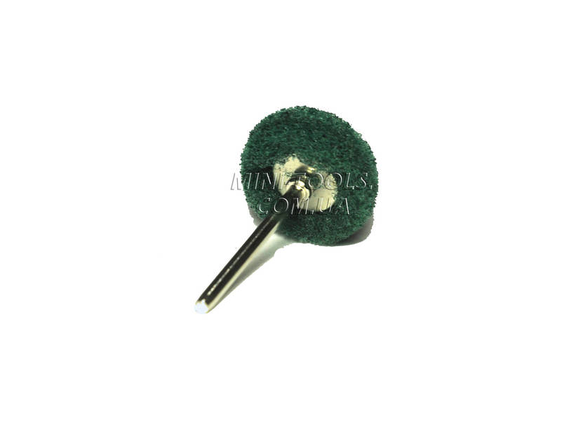 Scotch-Brite для бормашини Ø24х10 (мм) зелені 150 Grit, фото 1