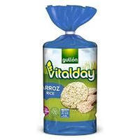 Хлібці без глютену з рисом Vitalday Gullon Іспанія 130г