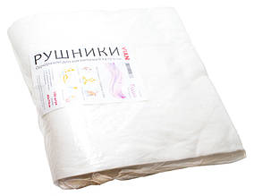 Рушники поскладані Vian гладкі, 40*70 100 шт