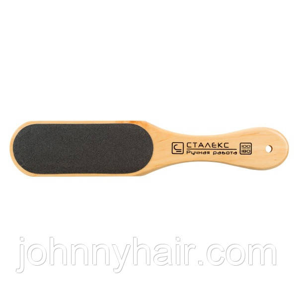 Дерев'яна терка для стоп BEAUTY & CARE 10 TYPE 1 ABC 10/1 (100/180 грит) STALEKS