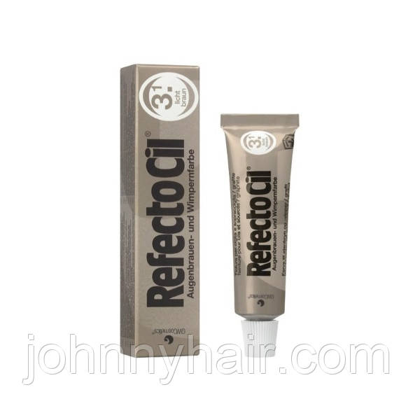 RefectoCil фарба 3.1 light brown світло-коричнева 15 мл, фото 1