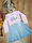Сукня Breeze з довгим рукавом і фатиновой спідницею для дівчаток 6-11 років Туреччина, фото 3