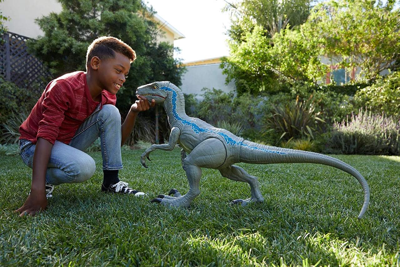 Величезний Велоцираптор Блю Jurassic World Super Colossal Velociraptor Blue