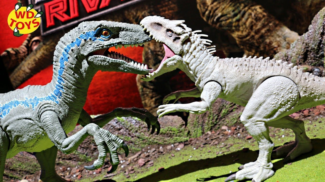 Jurassic world super store colossal velociraptor blue