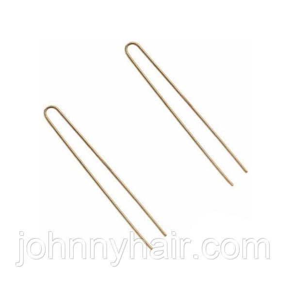 Шпильки для волосся Eurostil коричневі 65 мм*20 шт, фото 1