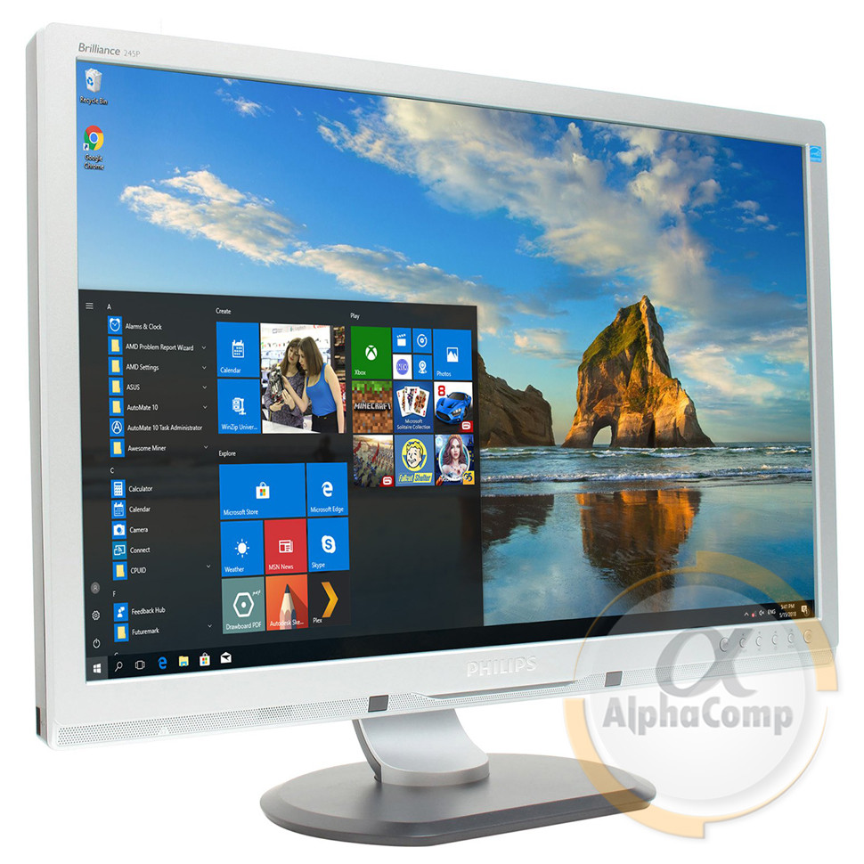 Монітор 24" Philips 245P (TN/VGA/DVI) БУ уцінка