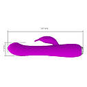 Вібратор - Pretty Love Molly Vibrator Purple, фото 6