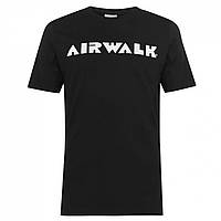 Футболка Airwalk Logo Sleeve Black, оригінал. Доставка від 14 днів