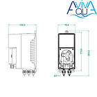 Aquaviva Перистальтичний дозуючий насос AquaViva Cl 1,5 л/год (KXRX) з авто-дозуванням, фікс.скор. + Вимірювальний набір, фото 6