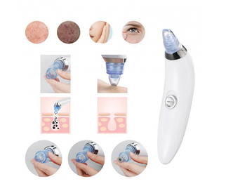 Вакуумний очисник пор Derma Suction для обличчя пороочисник зі змінними насадками 2 режими (91582)