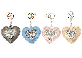 Брелок Серце зі стразами