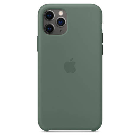 Чохол Silicone Case на iPhone 11 Pro Pine Green, фото 1