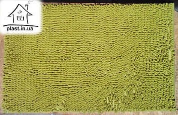 Килимок для ванної кімнати Корал 80 см*50 см (оливковий)