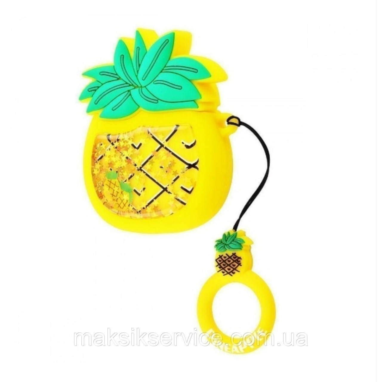 Чехол Fruits Case for Airpods pineapple