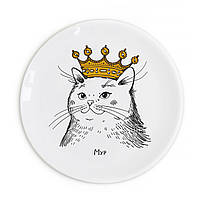 Тарелка "Кошка в короне" 25 см