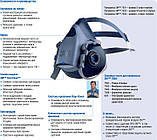 3М Респіратор напівмаска без фільтрів серії 7500, розмір L, фото 4