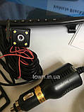 Автомобільне дзеркало відеореєстратор для авто на 2 камери VEHICLE BLACKBOX DVR 1080p камерою заднього виду, фото 5