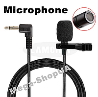 Внешний петличный микрофон для телефона, смартфона, камеры, ПК Premium Microphone Z12X