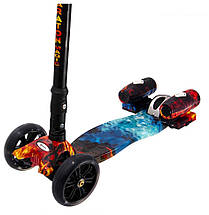Самокат музичний із турбінами Maraton Magic для дітей триколісний, фото 4