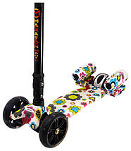 Самокат музичний із турбінами Maraton Magic для дітей триколісний, фото 5