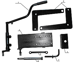 Задній підьомний механізм для трактора "Преміум" | 097-074-28-84
