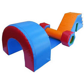 Смуга перешкод 4 з м'яких модулів для естафет