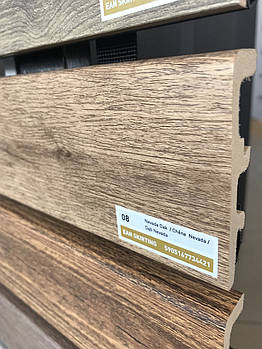 Плінтус підлоговий Arbiton INTEGRA 08 Дуб невада (80x21x2400)